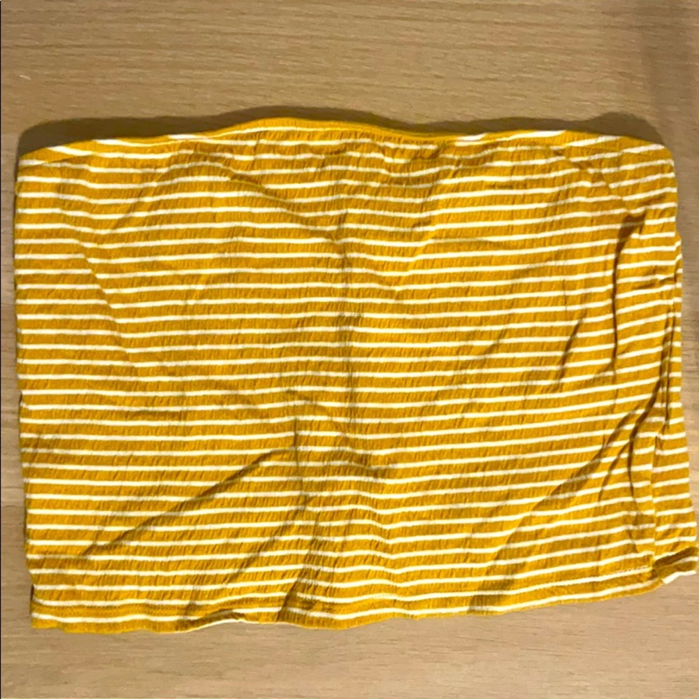 Yellow tube top